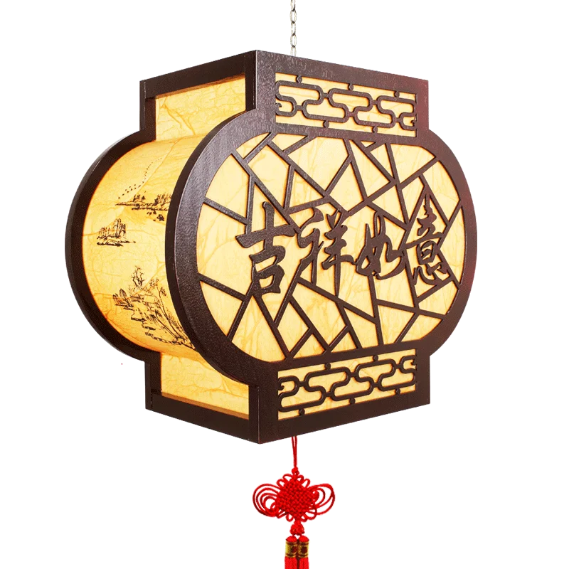 Sheepskin Red Lantern Spring Festival, New Year's Day, New Year's Day, Wedding, Celebration