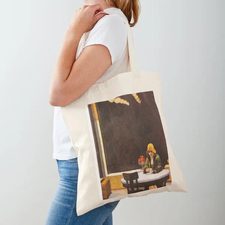 

Vintage Edward Hopper Automat Tote Bag custom bags custom canvas bag personalized tote tote bag university