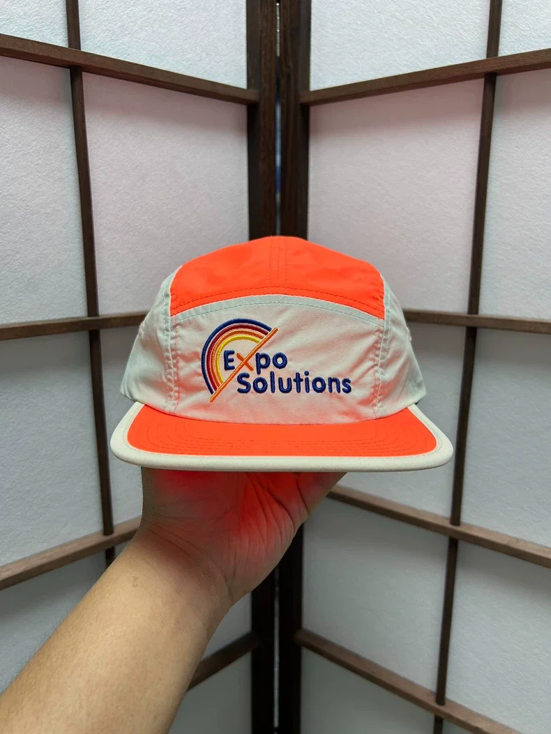 Take It Easy Colored Patchwork Five-Piece Hat - Quick-Dry Hat - Running Hat - Cycling Hat - Outdoor Hat - Camping Hat - Frisbee