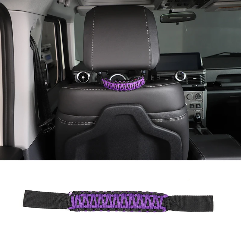 For Ineos Grenadier 2020-2024 Oxford Cloth Car Headrest Grab Handle Seat Armrest Rope Car Accessories(Various Colors)