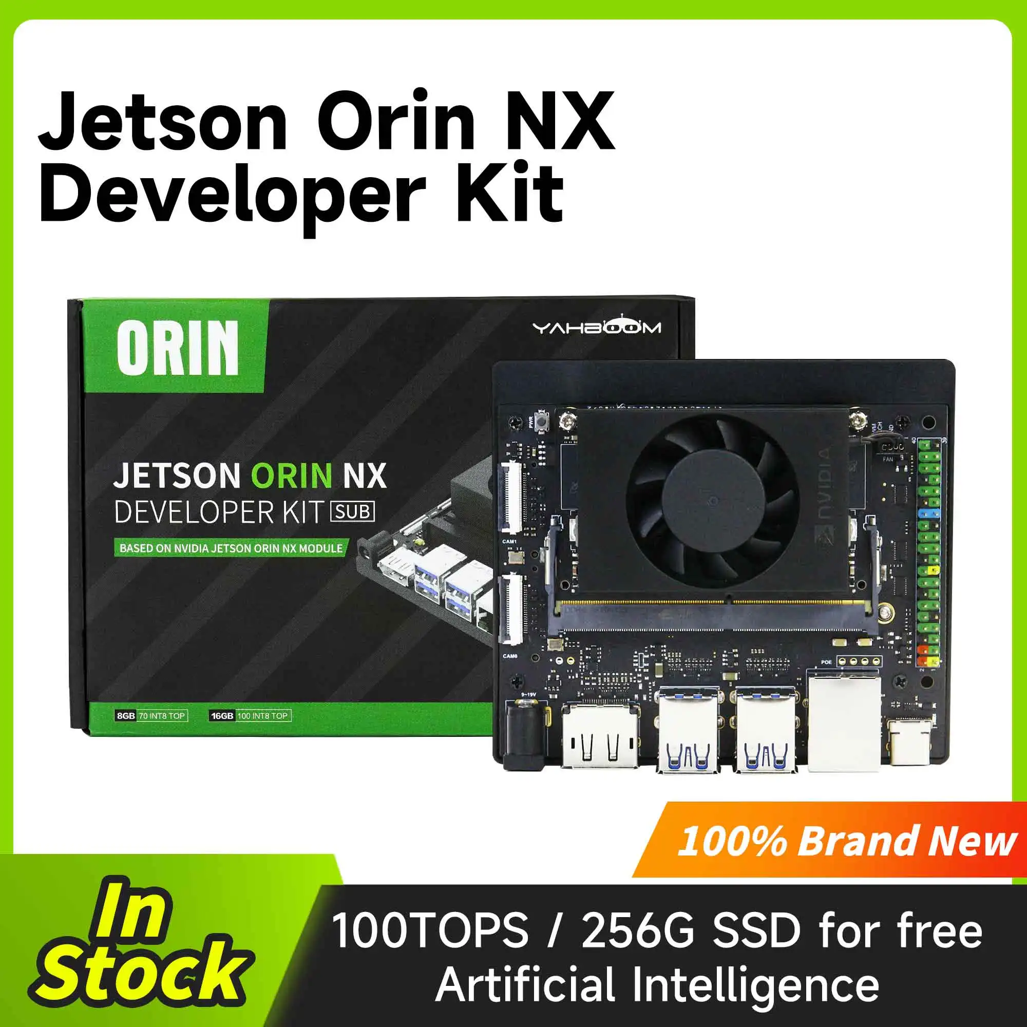 Jetson Orin NX Development Board SUB Developer Kit Based On Official Core Module with 8GB/16GB For ROS AI DeepLearning