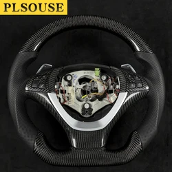 Fit For BMW X5 X6 E70 E71 LCI 2007-2014 Real Carbon Fiber Steering Wheel High Quality Sport Racing Wheel Customized