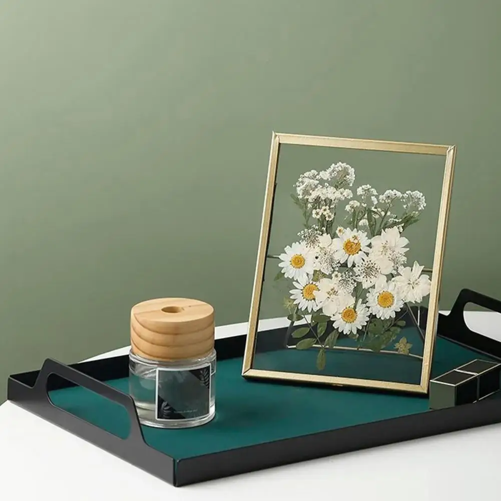 Artwork Display Frame Glass Photosframe Pressed Flower Glass Frame Double-sided Display Holder for Dried Flowers Photos Diy