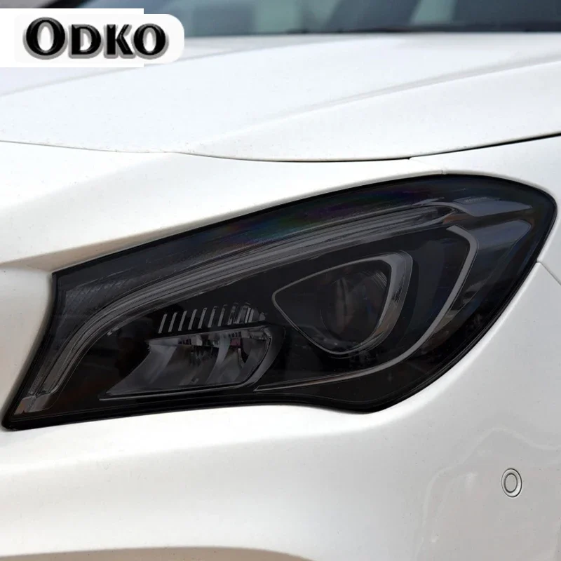 

Car Headlight Tint Black Protective Film Taillight TPU Sticker For Mercedes Benz CLA Class C117 X117 W117 C118 X118 AMG CLA45 35