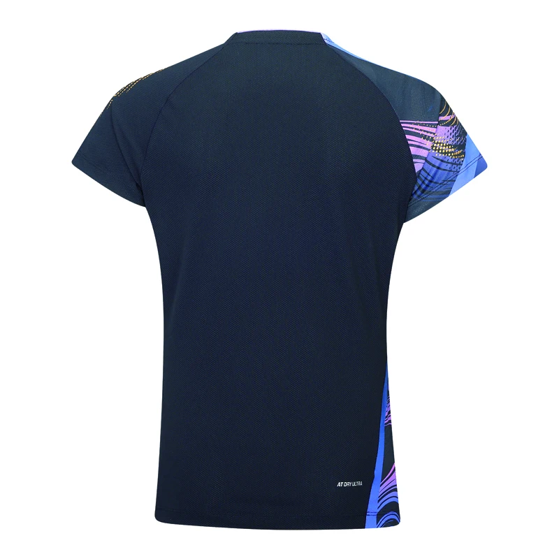 Li-Ning Women Badminton T-shirt AT DRY ULTRA Breathable Sports Training LiNing Professional Competition Tee Tops AAYV146