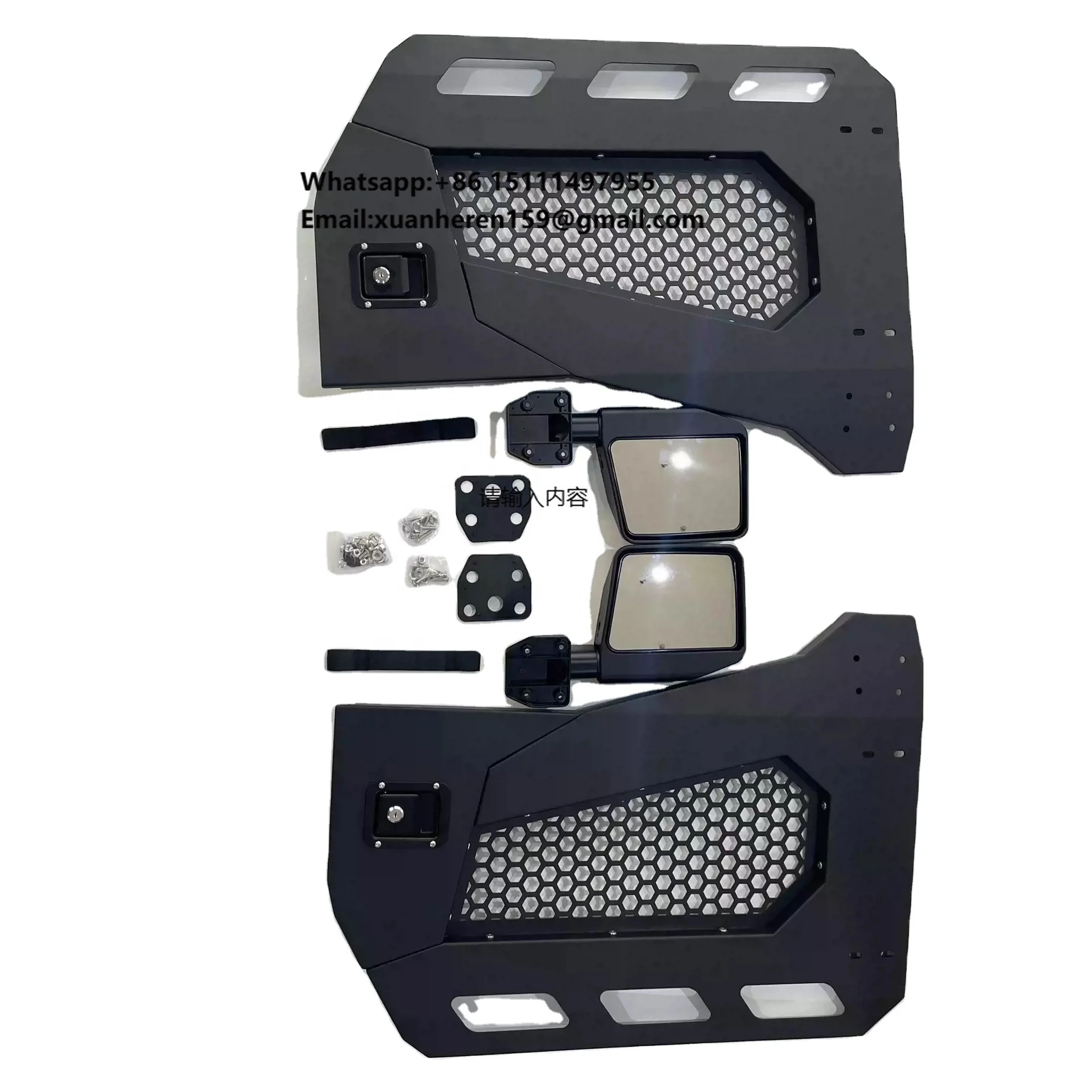 

Полутрубчатые двери с зеркалом для Jeep Wrangler JK 07-17