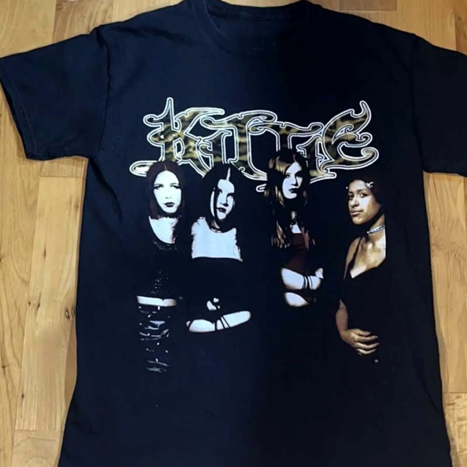 Nieuwe Populaire Kittie Band T-Shirt Voor Fans Mannen Alle Maten Lange Of Korte Mouwen