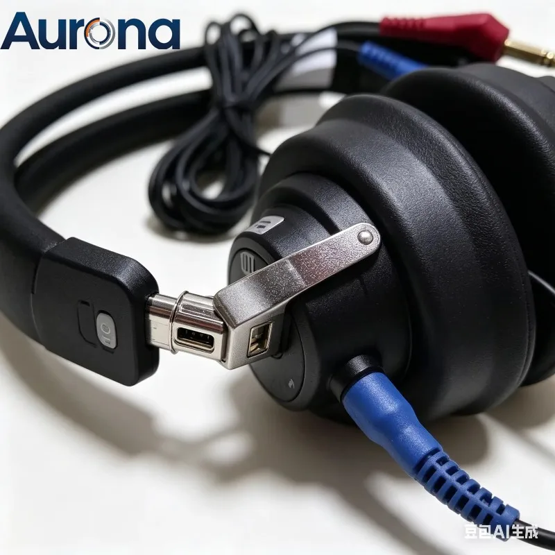 【Industrial】Professional Audiometer Headphones With 6.35mm Plugs For Hearing Test