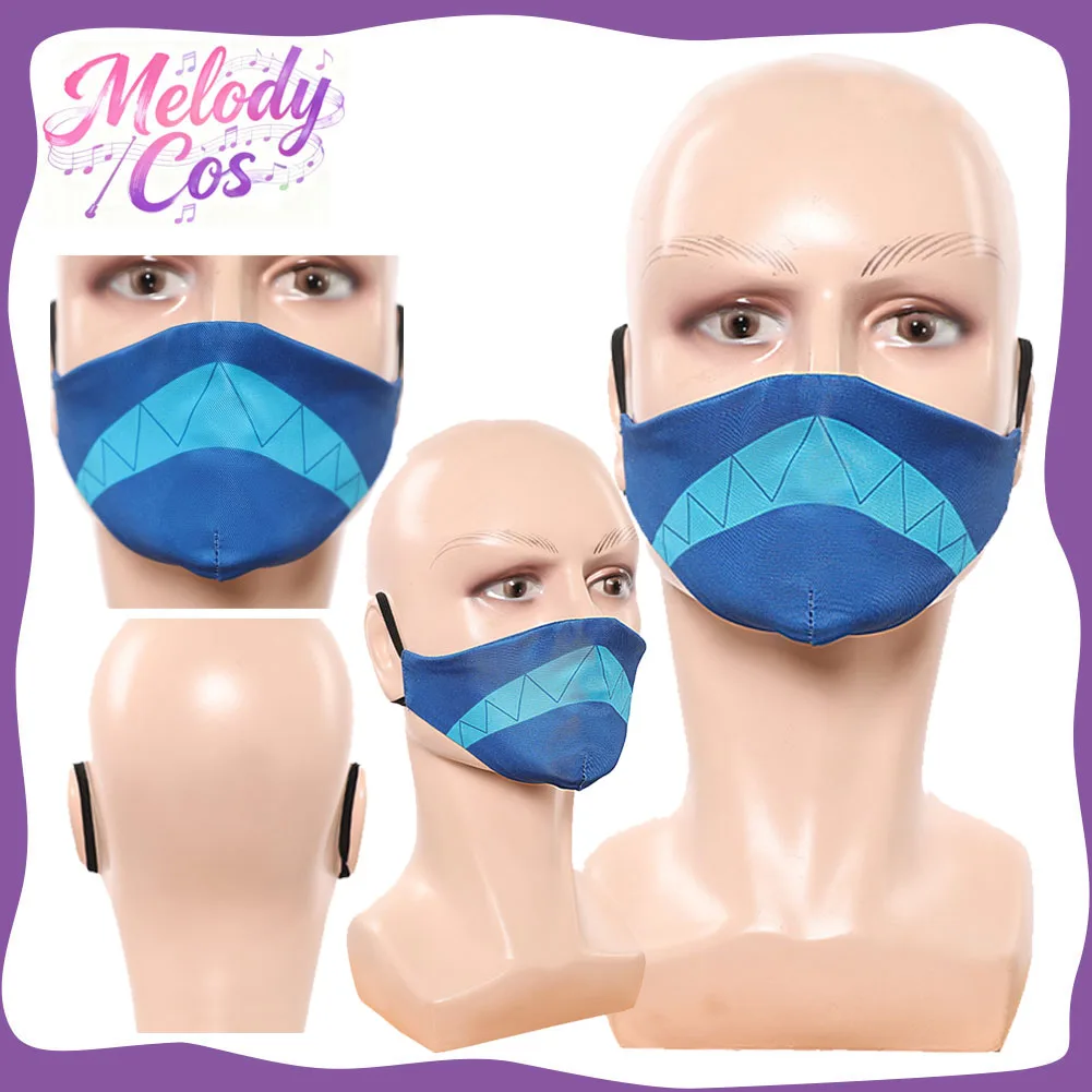 Fantasia Alastor Cosplay Mask Anime Hotel Disguise Men Women Half Face Masks Halloween Dress Up Party Costume Accessories Props