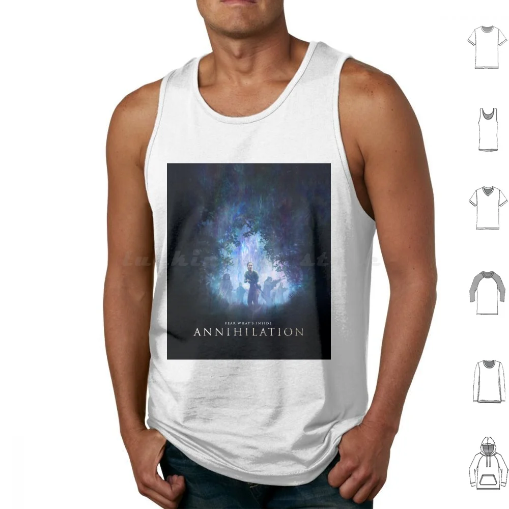 Annihilation Tank Tops Vest Sleeveless Annihilation Film Cinema Movie Classic Science Fiction Scifi Ale Garland Ex Netflix