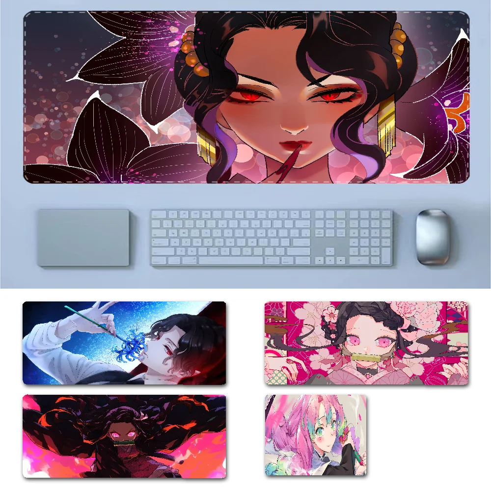 

Demon Slayer Hit Anime New Laptop Gaming Mice Mousepad Size For Large Edge Locking Game Keyboard Pad