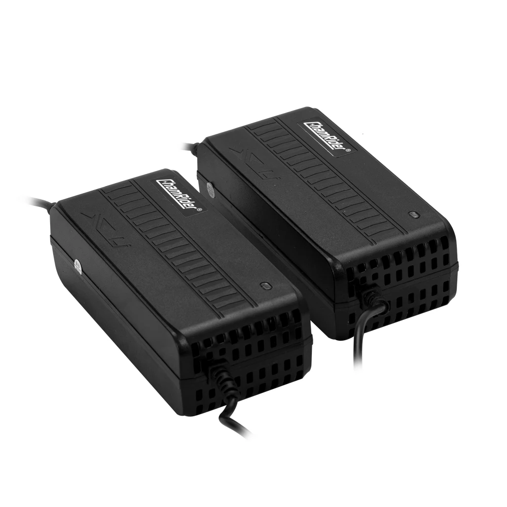 Chargeur large tension de batterie au lithium pour vélo électrique, batterie Li-ion, 36V, 42V, 48V, 54.6V, 52V, 58.8V, DC, XLR, RCA