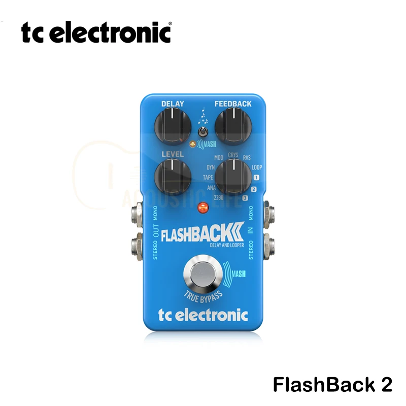 

TC Electronic FlashBack 2 Legendary Delay looper Pedal Electric Guitar Pedal Stompbox Effect Built-In TonePrint Technology