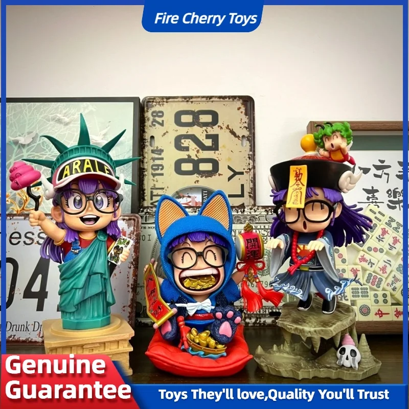 

In Stock Dr. Slump Anime Figure Arale Cos Statue Of Liberty Figures Kawaii Statue Model Doll Collection Desk Decoration Toy Gift
