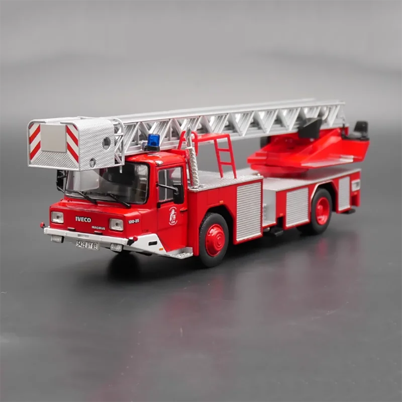 Modelo de vehículo de aleación de motor de fuego IXO Iveco, digirus DLK fundido a presión, colección de simulación terminada, decoración de exhibición de regalo, escala 1:43