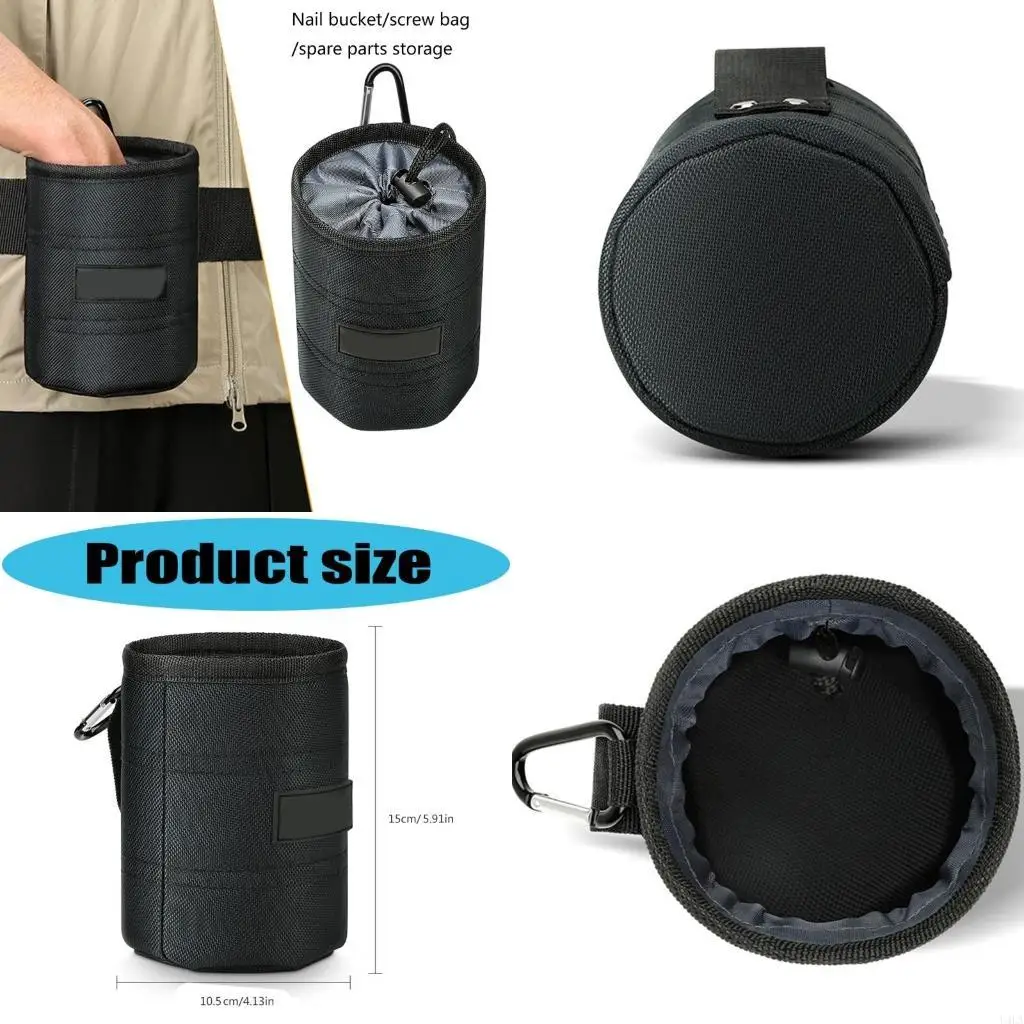 U4LA Multifunctional Tool Storage Bag Suitable for Carpentry and Home Renovation Maintenance with Adjustable Waistband