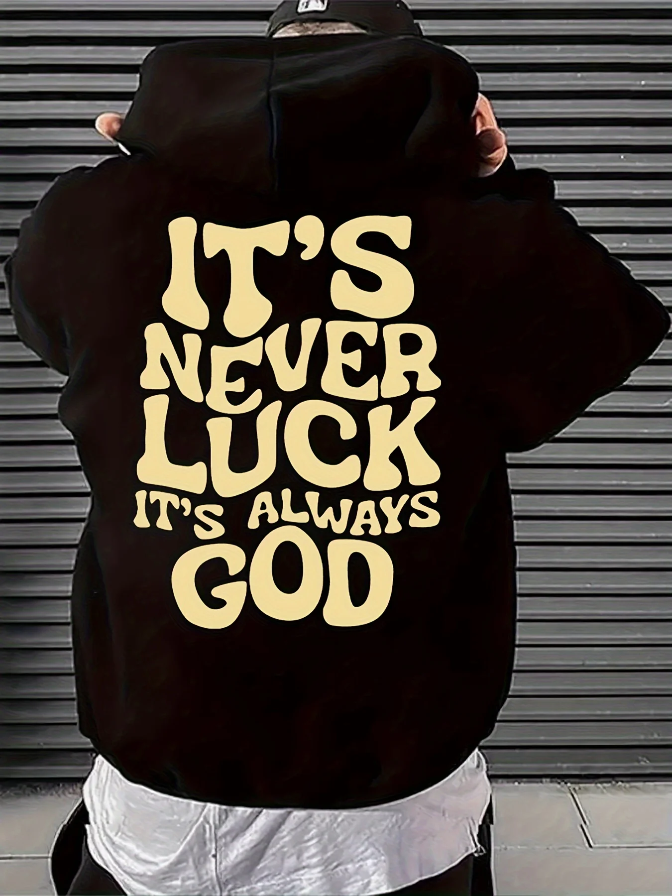 Retro-Hoodie mit Bubble-Text-Grafik für Herren und Damen, lockerer Schnitt, langärmelig, Pullover-Sweatshirt, Rücken mit Buchstabendruck, lässiger Alltags-Hoodie