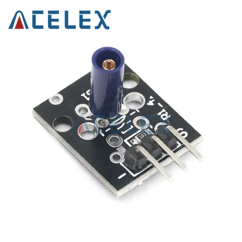 Arduino Diy KY-002 용 3 핀 SW-18015P 충격 진동 스위치 센서 모듈