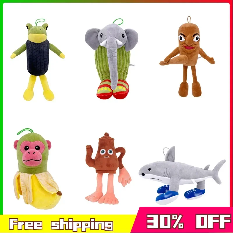 

36cm New Tung Tung Tung Sahur Anime Figure Peripheral Model Plush Doll Cute and Soft Room Decoration Ornaments Kids Gifts Toys