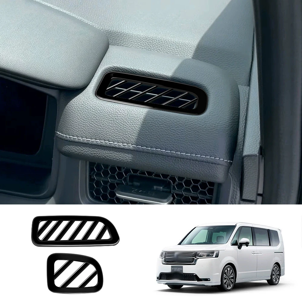 For Honda Stepwgn Spada RP8 2022 2023 2024 Interior Accessories Side Upper Air Condition Outlet Cover Trim AC Frame Sticker