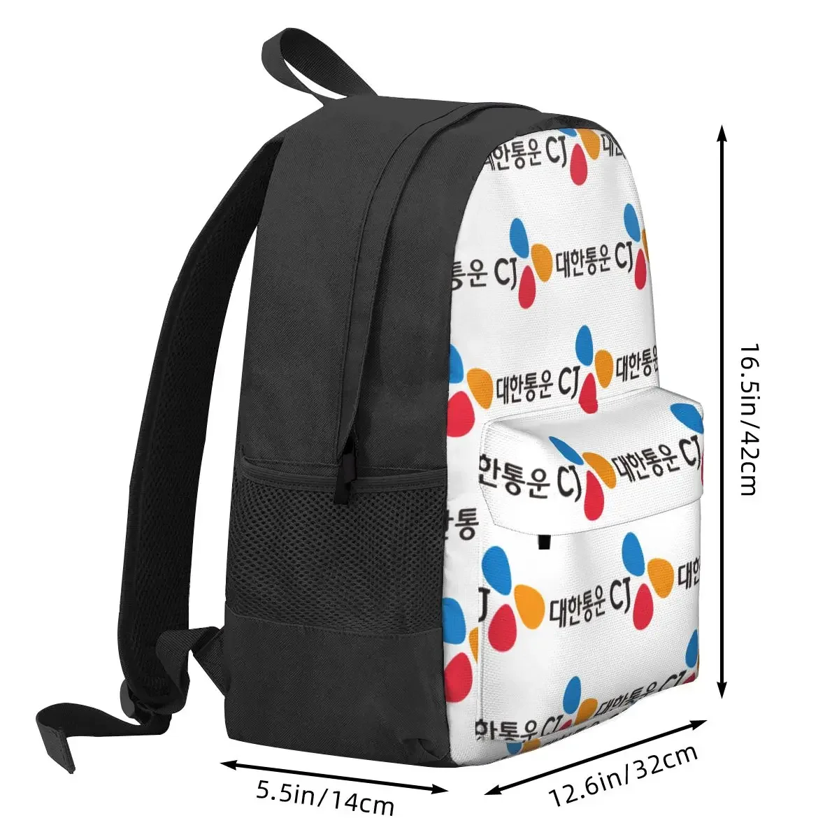 CJ Entertainment Logo Backpacks Boys Girls Bookbag Students School Bags Cartoon Kids Rucksack Laptop Rucksack Shoulder Bag