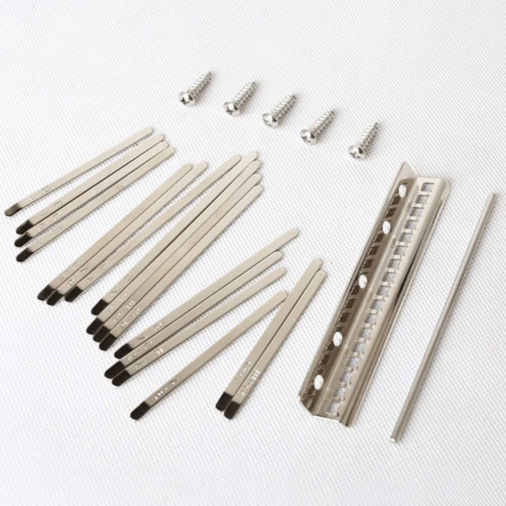 High Quality Practical Useful Brand New Kalimba Keys Bridges Hammer Kalimba Metal Rod Replacement With Keys Z-stand