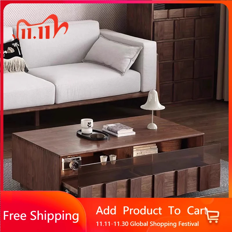 

Nordic Transform Coffee Table Modern Decoration Unique Minimalist Coffee Table Dinner Center Mesa Auxiliar Postmodern Furniture