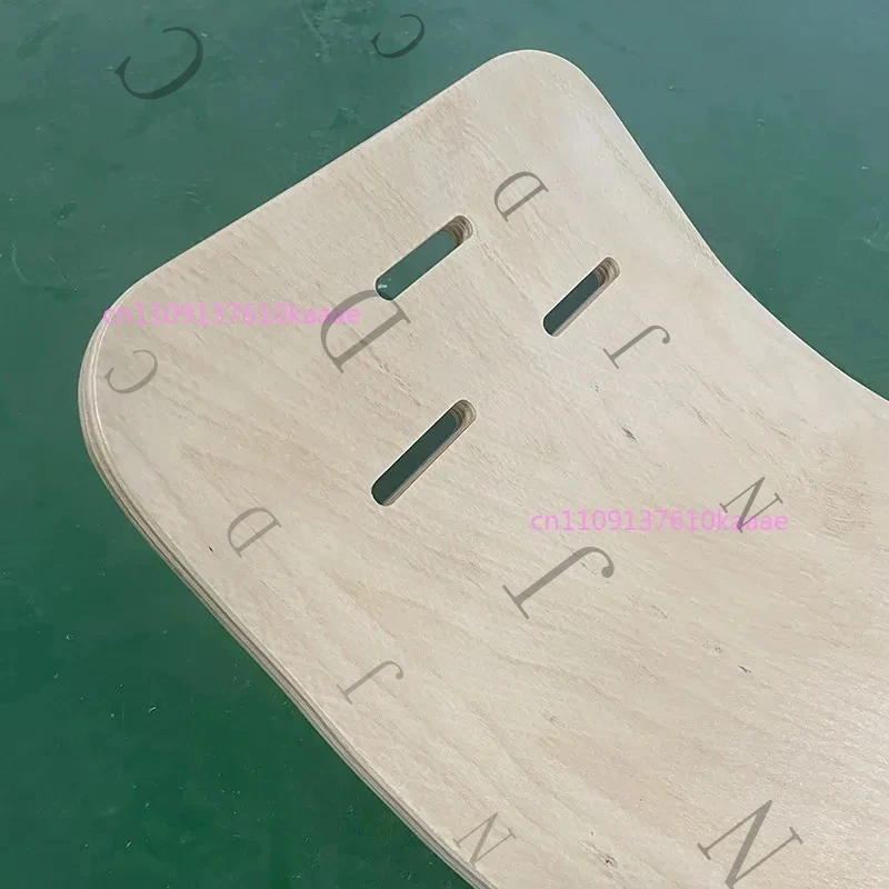 Maple Wood Balance , Dual Banana Shape Yoga Wobble For Core Training & Fitness, Non-Slip Wooden Stability Board