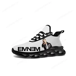 Eminem Hip Hop Rap Flats Turnschuhe Herren Damen Sport Laufschuhe hochwertige Sneaker Schnür Mesh Schuhe maßge schneiderte Schuh