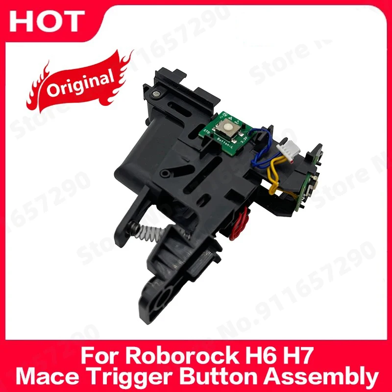 Neue und originale Roborock H6 H7 Handstaubsauger-Ersatzteile: Trigger-Knopf-Baugruppe und Zubehör