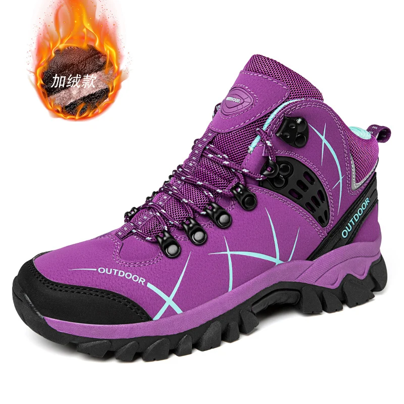 

Новинка 2023 года, пары, кроссовки для скалолазания, термоудобная треккинговая обувь, горная уличная походная обувь, нескользящая треккинговая обувь