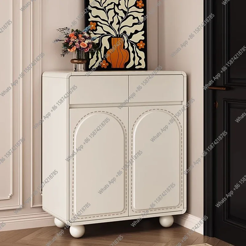 XS Storage Organizer Shoe Shelf Living Room Entrance Hall Wooden Slippers Vertical Shoe Cabinet Modern Gabinete Home Furniture