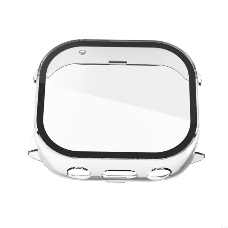 W8KE Integrated Screen Protector Guard Case Cover for JrTrack 3 Scratch Resist Shock Smartwatch PC Full Coverage Bumper Shell