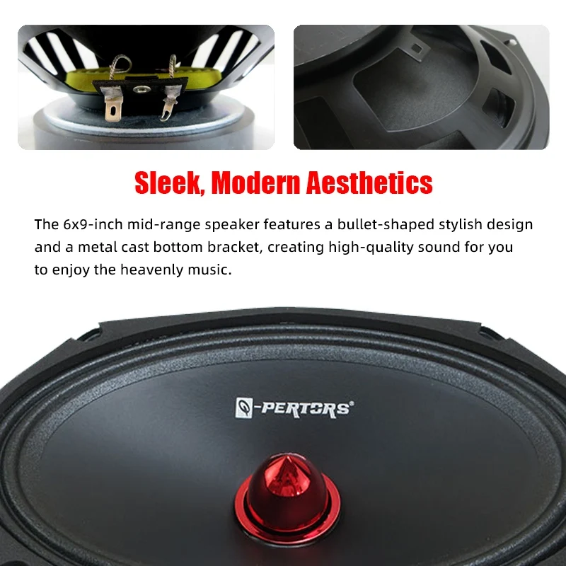 1 قطعة 6x9 بوصة مكبرات صوت للسيارة 1200 واط منتصف المدى العالمي السيارات الصوت الموسيقى مضخم صوت ستيريو المغناطيسي سيارة HiFi مكبر صوت محوري