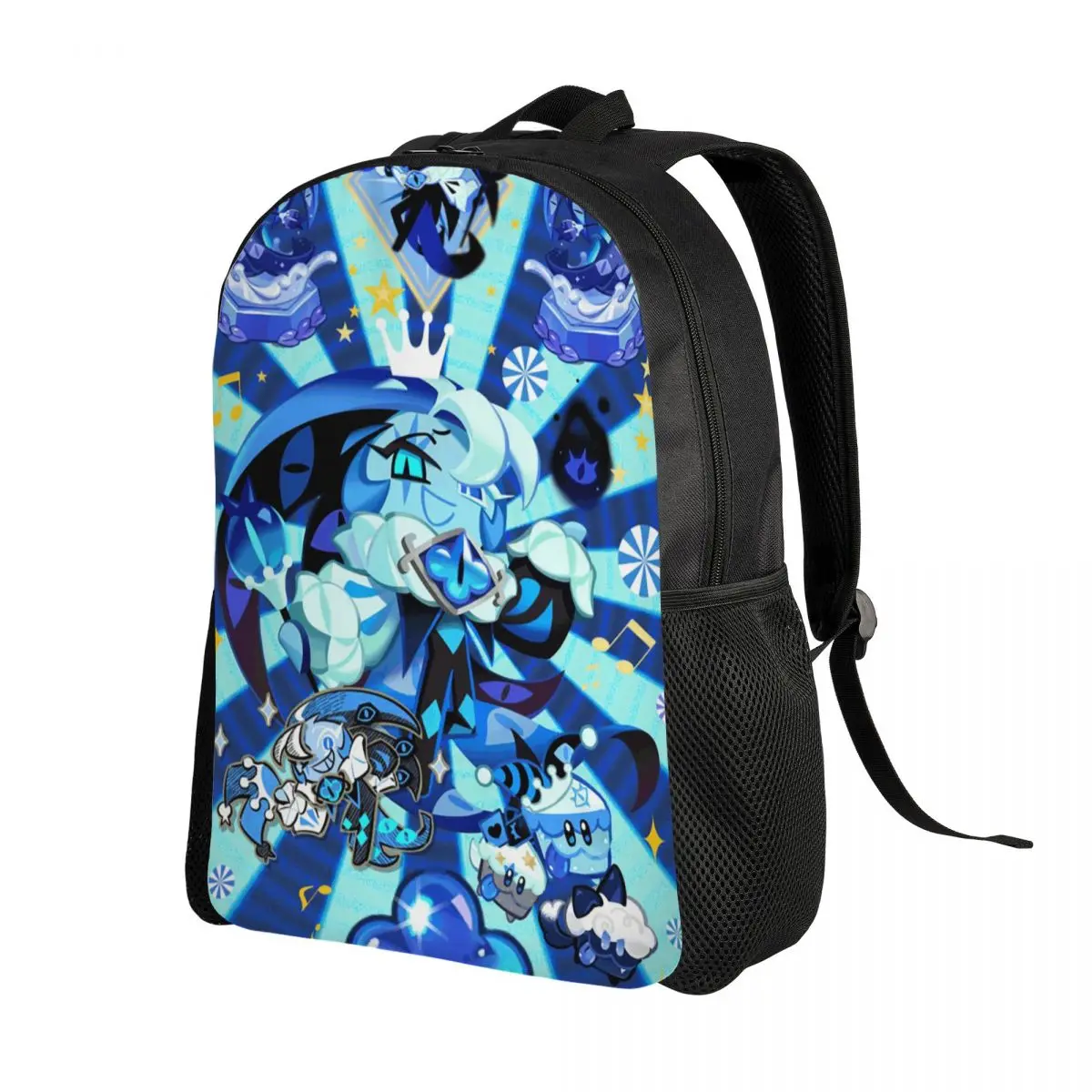 Shadow Milk Cookie Run Kingdom Backpack Daypack Large Capacity Boys Girls BookBag School Bag Shoulder Bags for Men Women