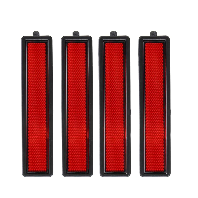 

NEW-4Pcs Car Red Turn Signal Light Bumper Side Marker Light For-BMW E30 E32 E34 3 Series