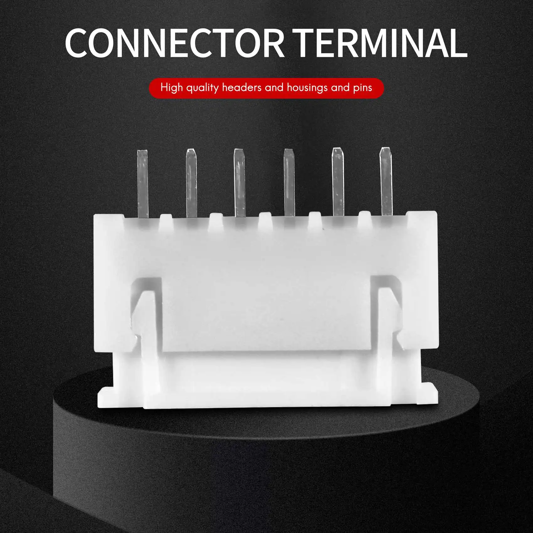 B23B 460Pcs 2.54mm JST-XH Connector Kit with 2.54mm Female Pin Header and 2/3/4/5/6 Pin Housing Connector Adapter Plug