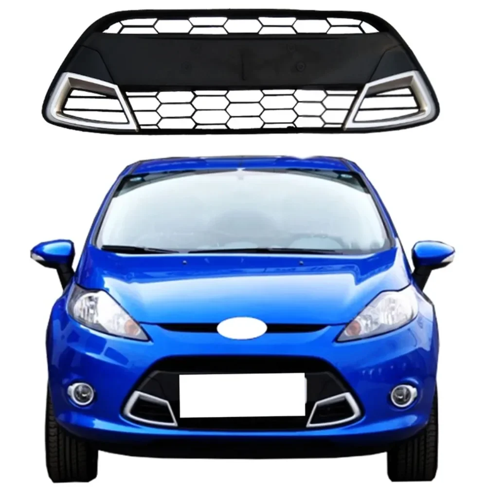 

Front Bumper Grill Lower Grille Fit For Ford Fiesta 2009 2010 2011 2012 Hatchback Sedan