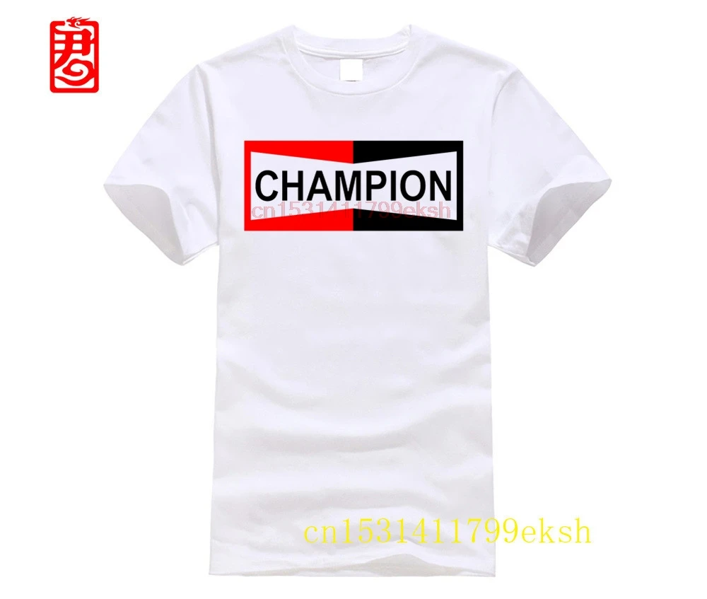 Champion New Brand Shirt 100% Cotton T Shirt Men and Women Couple Tshirt Letters Brand Short Sleeve S-4XL