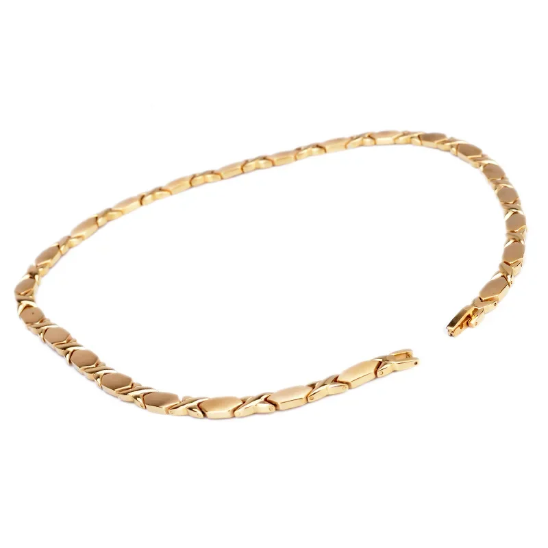 Magnetic Necklace for Men Women Link Chain Cross Stainless Steel Health for arthritis FIR Bio Energy Healing Power Necklaces