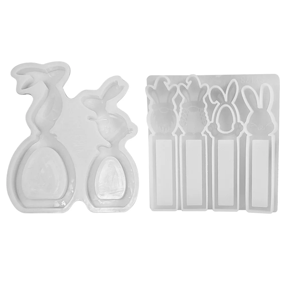 Molde de ornamento de festival de silicone, faça você mesmo, resina, molde de fundição 3d, arte, vela, molde para decoração de festa de páscoa