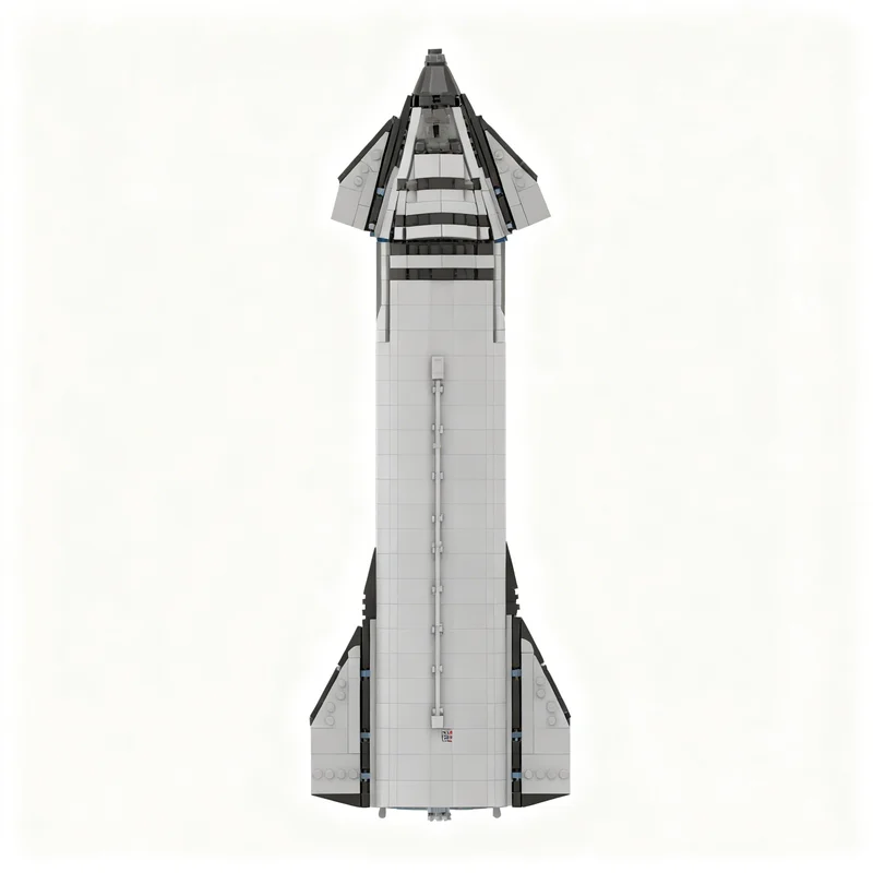 3157PCS MOC Space Exploration 1 110 Spacex Starship Superheavy Model Custom Building Blocks DIY Assembly Display Decor Gift Set
