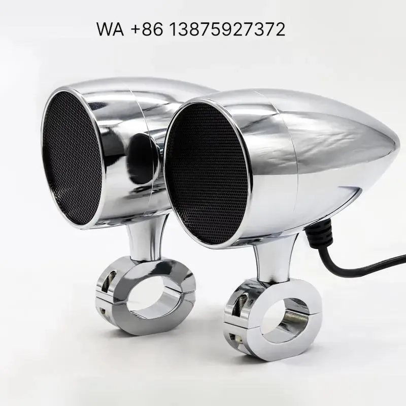 Wmwmnu Waterproof MP3 Player with Bluetooth Audio Amplifier for Motorcycle Accessories Sport Bike Stereo Speakers USB