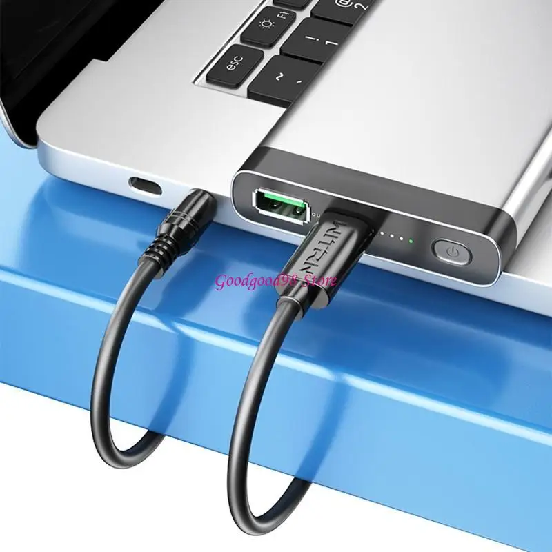 Universal USB C Type-C PD to 15V 5.5x2.5mm Converter Cable for Fan Table Lamp Router Modem Notebook Computer LED Light 