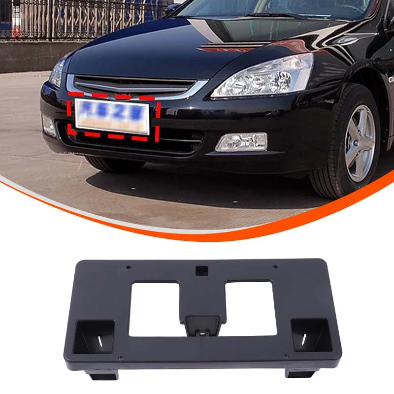 

71145-SDA-A10 For Honda Accord 4 Door Sedan 2006-2007 ABS Black Car Front Bumper License Plate Bracket Car Accessories