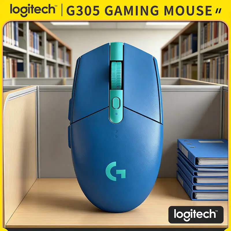 

Logitech G305 LIGHTSPEED Mouse for Gaming, 12000 DPI HERO, 6 Buttons, 250h Battery, 99g, PC Mac Gamers Choice