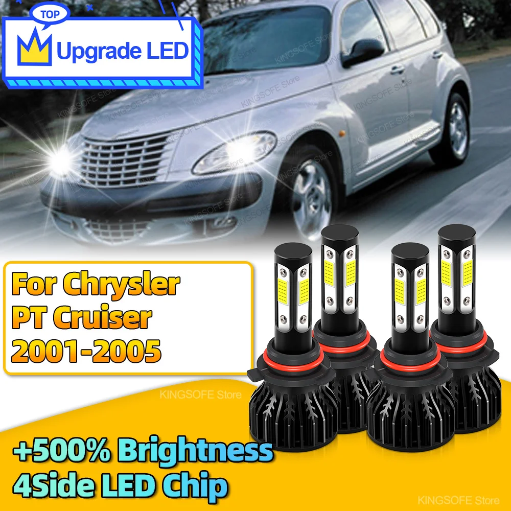 

2/4pcs High Power 180W Led Headlight Canbus Car Bulb HB3 HB4 6000K Lamp For Chrysler PT Cruiser 2001 2002 2003 2004 2005