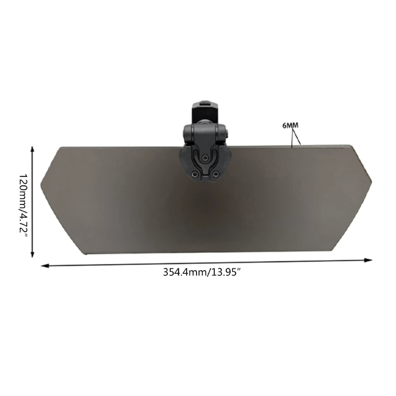UTV Accessory UTV Sun Protections Visors Fit 1.5\'\'-2\'\' Roll Bar Polarized Anti-Glare Sun Visors Work with Windshield