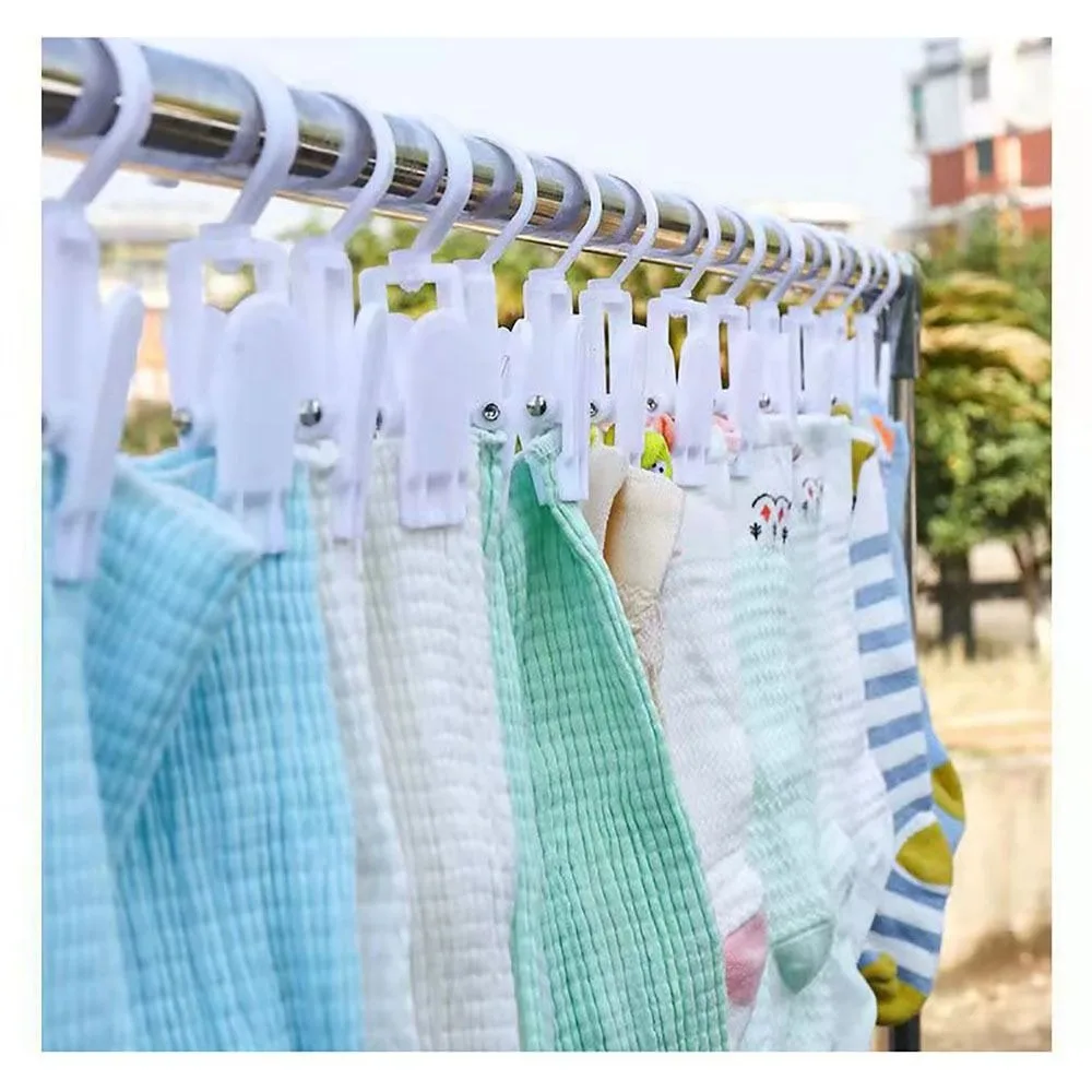 360° Rotation Plastic Clip Compact Design Durable Hook Clip Multi-Purpose Hook Space Management Hat Storage Shoe Storage