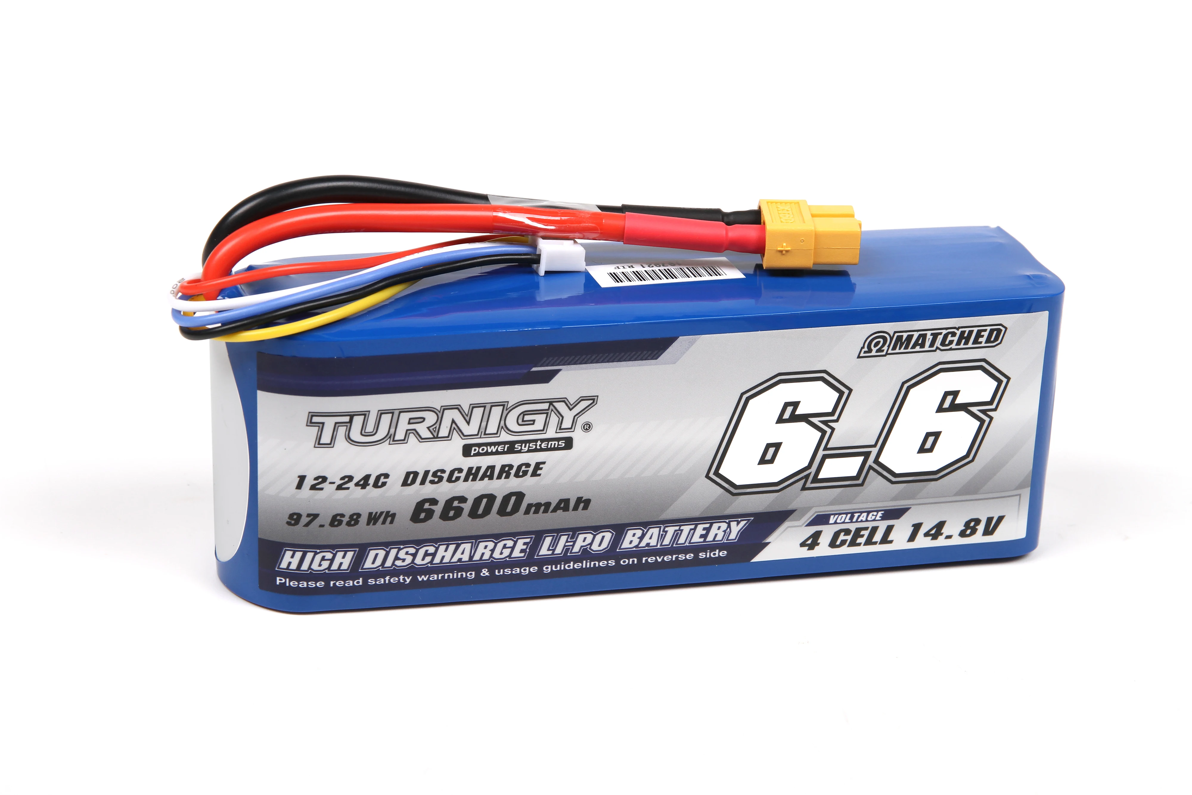 Turnigy High Capacity 6600mAh 4S 12C Lipo Pack w/XT60